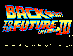 Back to the Future Part III back cover for Sega Master System